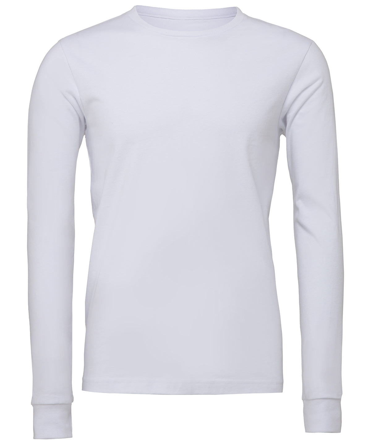 Unisex Jersey long sleeve tee | white