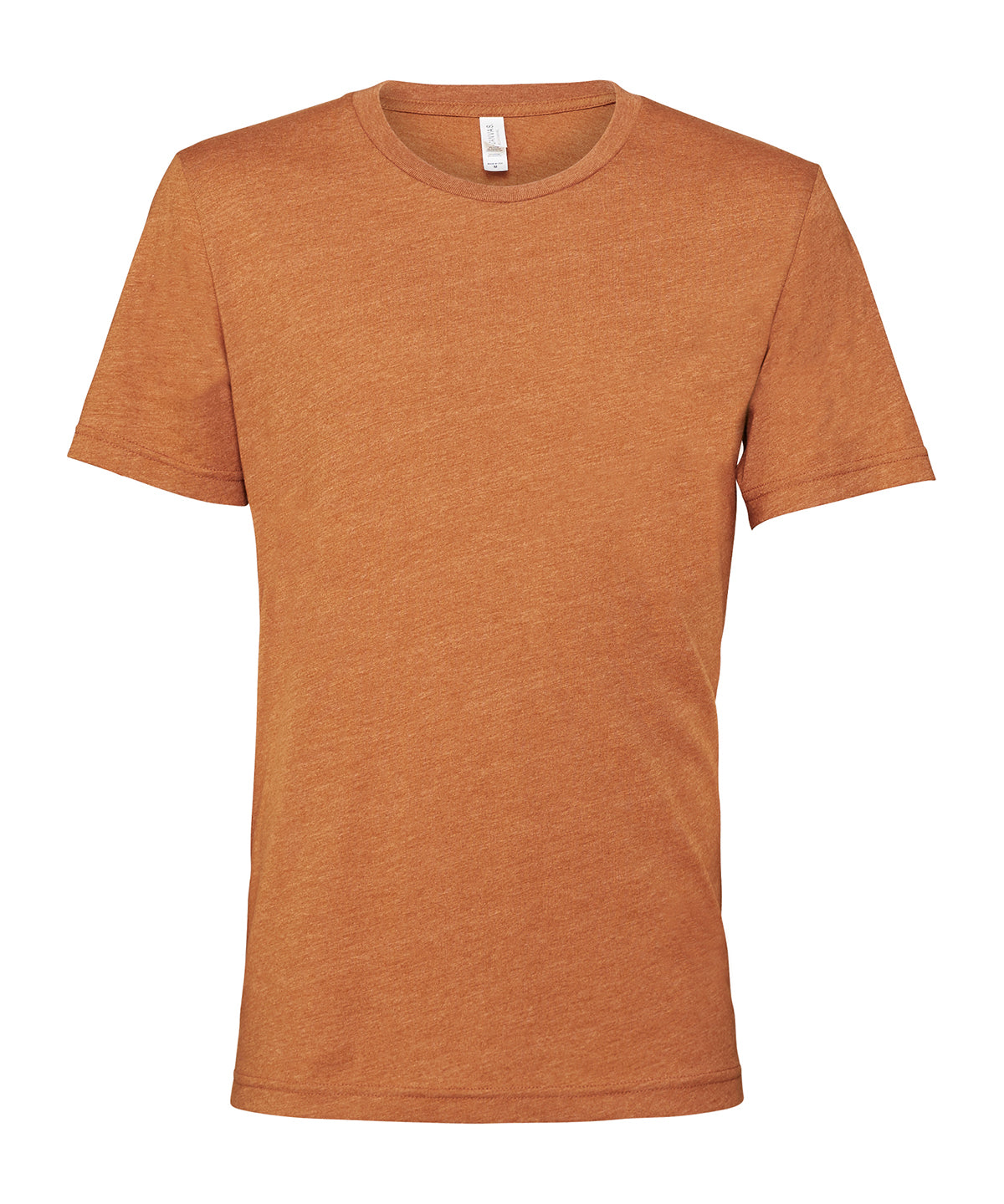 Unisex heather CVC short sleeve t-shirt | heather autumn