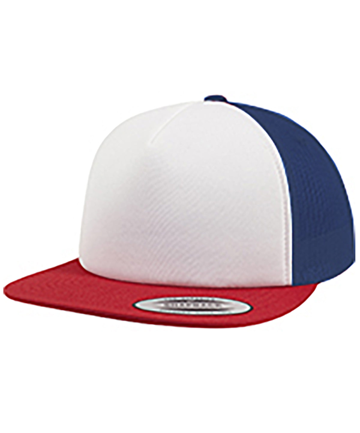 Foam trucker with white front (6005FW) | red/white/royal