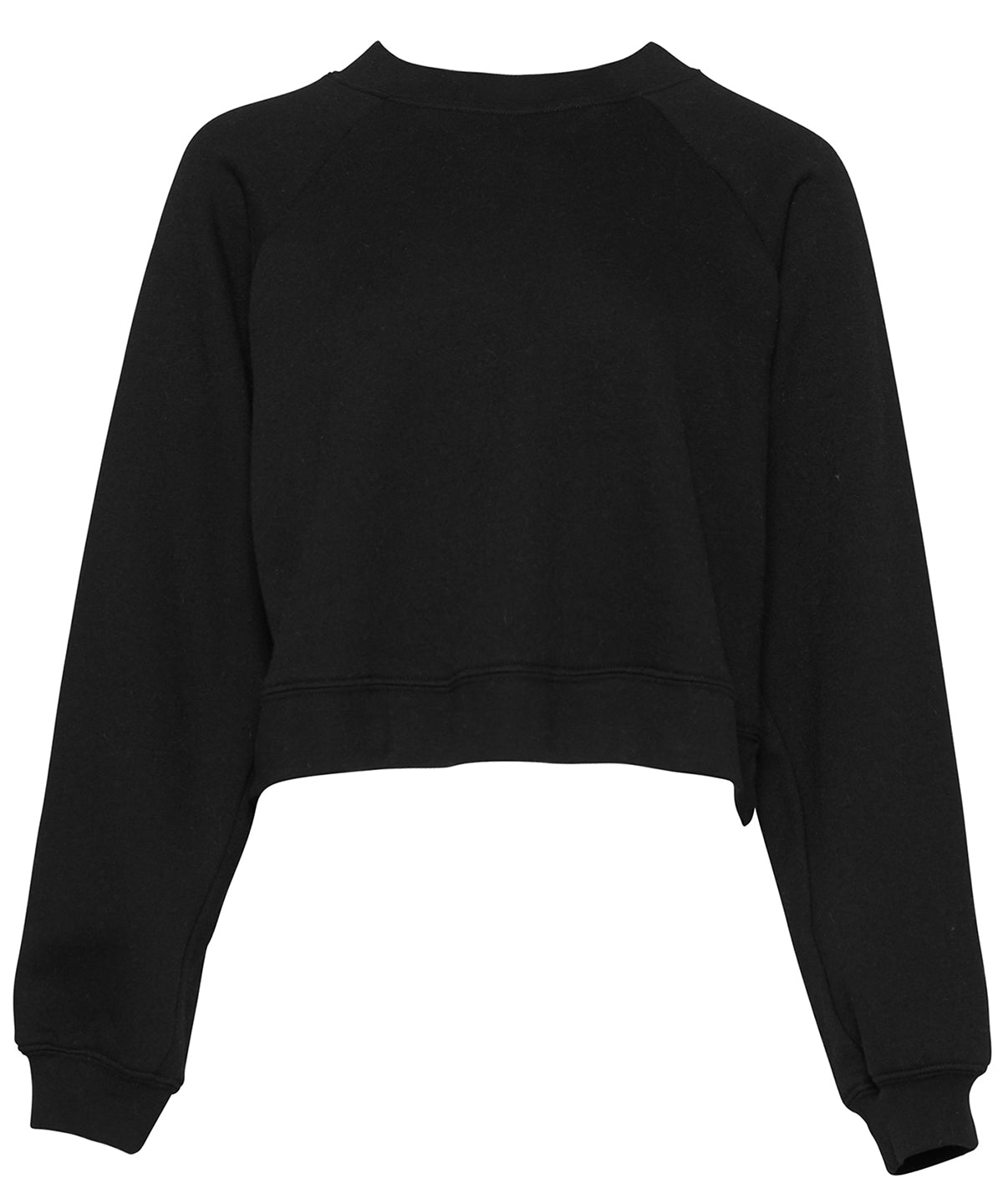 Women's raglan pullover fleece | Black