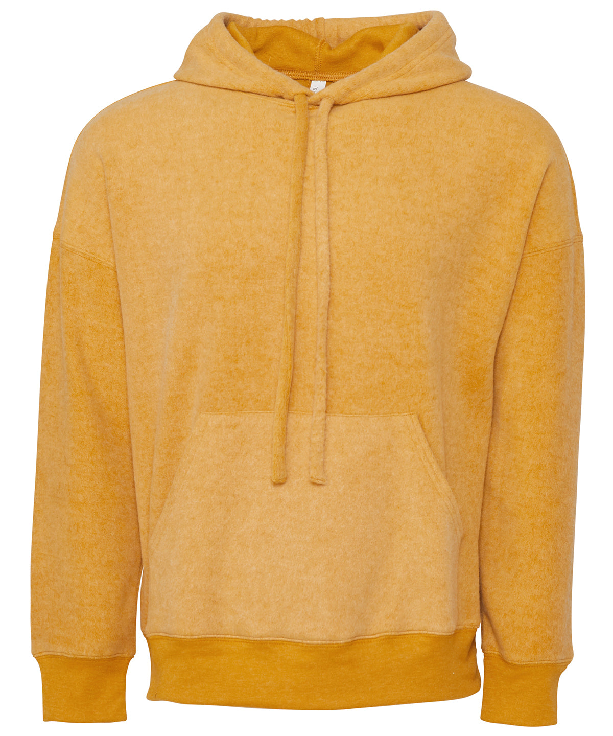 Unisex sueded fleece pullover hoodie | heather mustard
