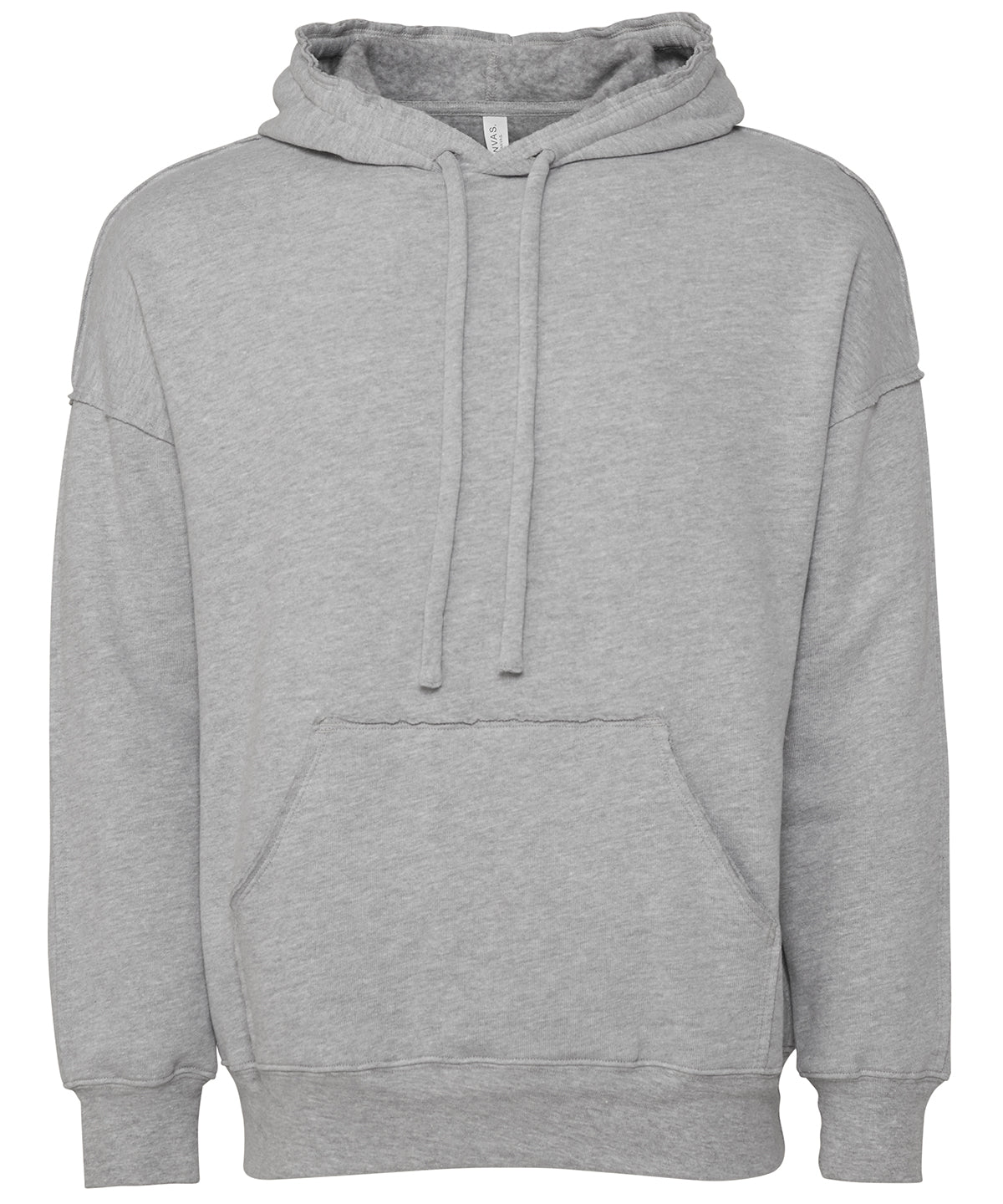 Unisex raw-seam hoodie | athletic heather