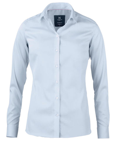 Womens Portland  super non-iron business shirt | light blue