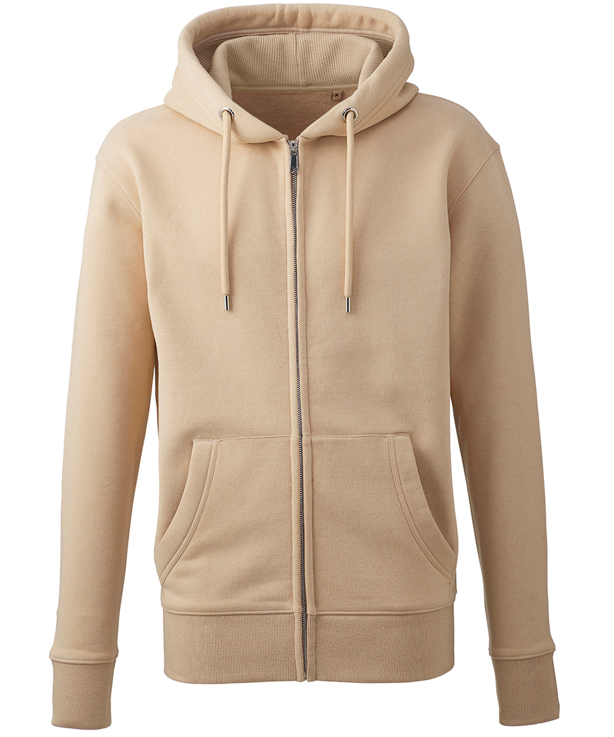 Mens Anthem full-zip hoodie | Desert Sand