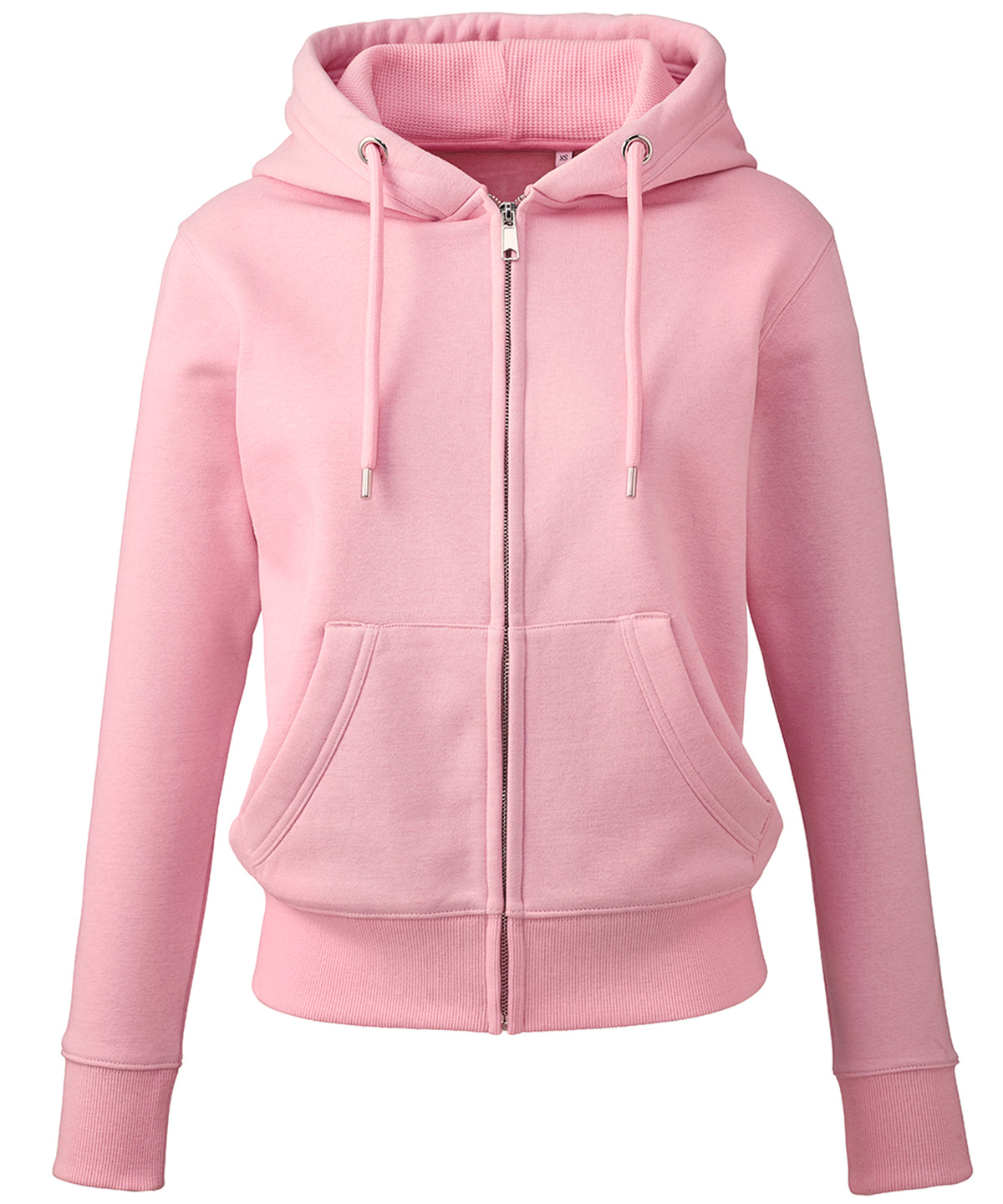 Womens Anthem full-zip hoodie | pink