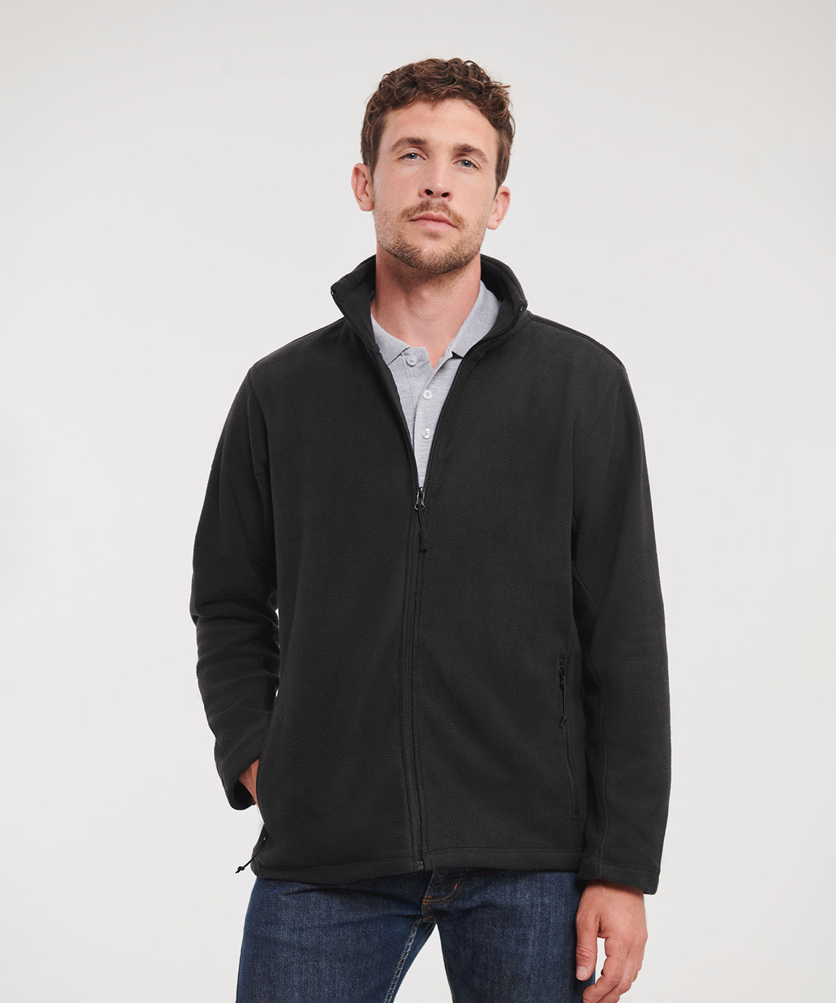 Full-zip outdoor fleece | burgundy