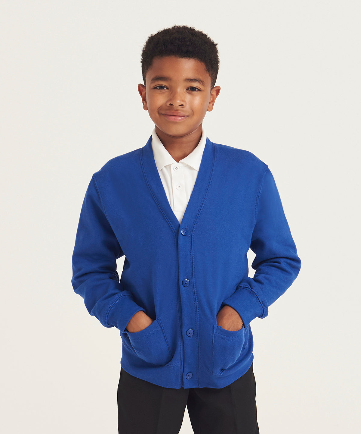 Kids Academy cardigan | academy red