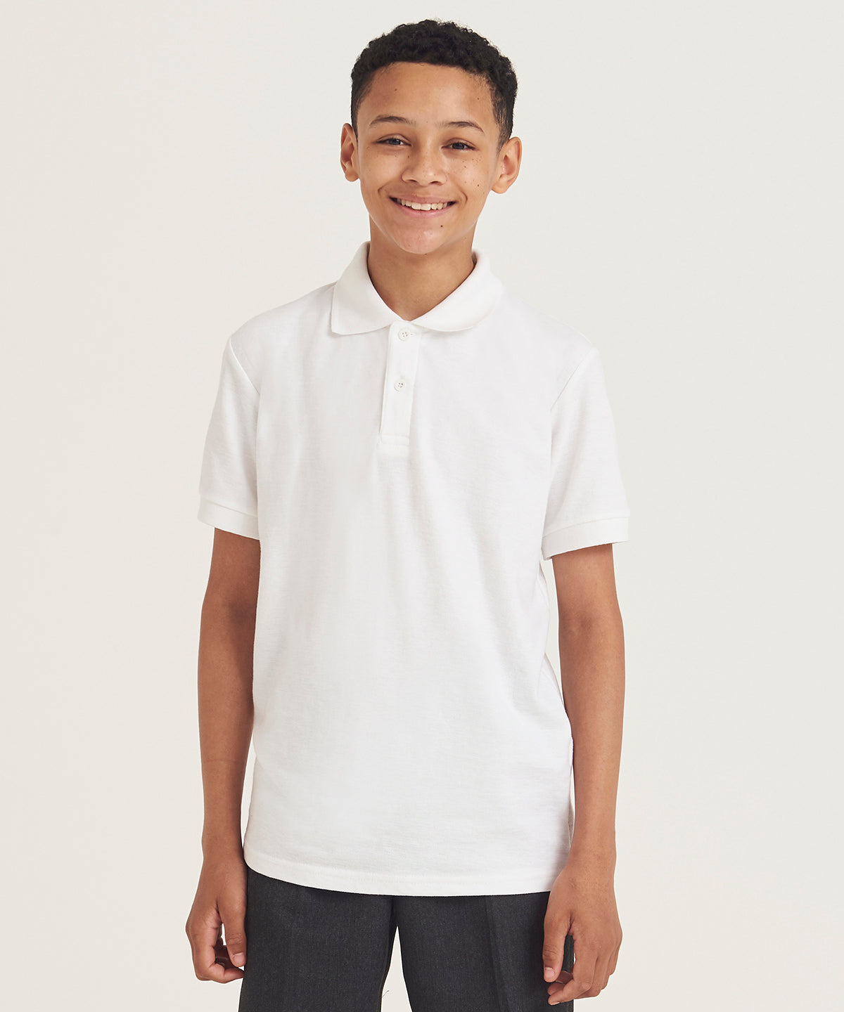 Kids Academy polo | white