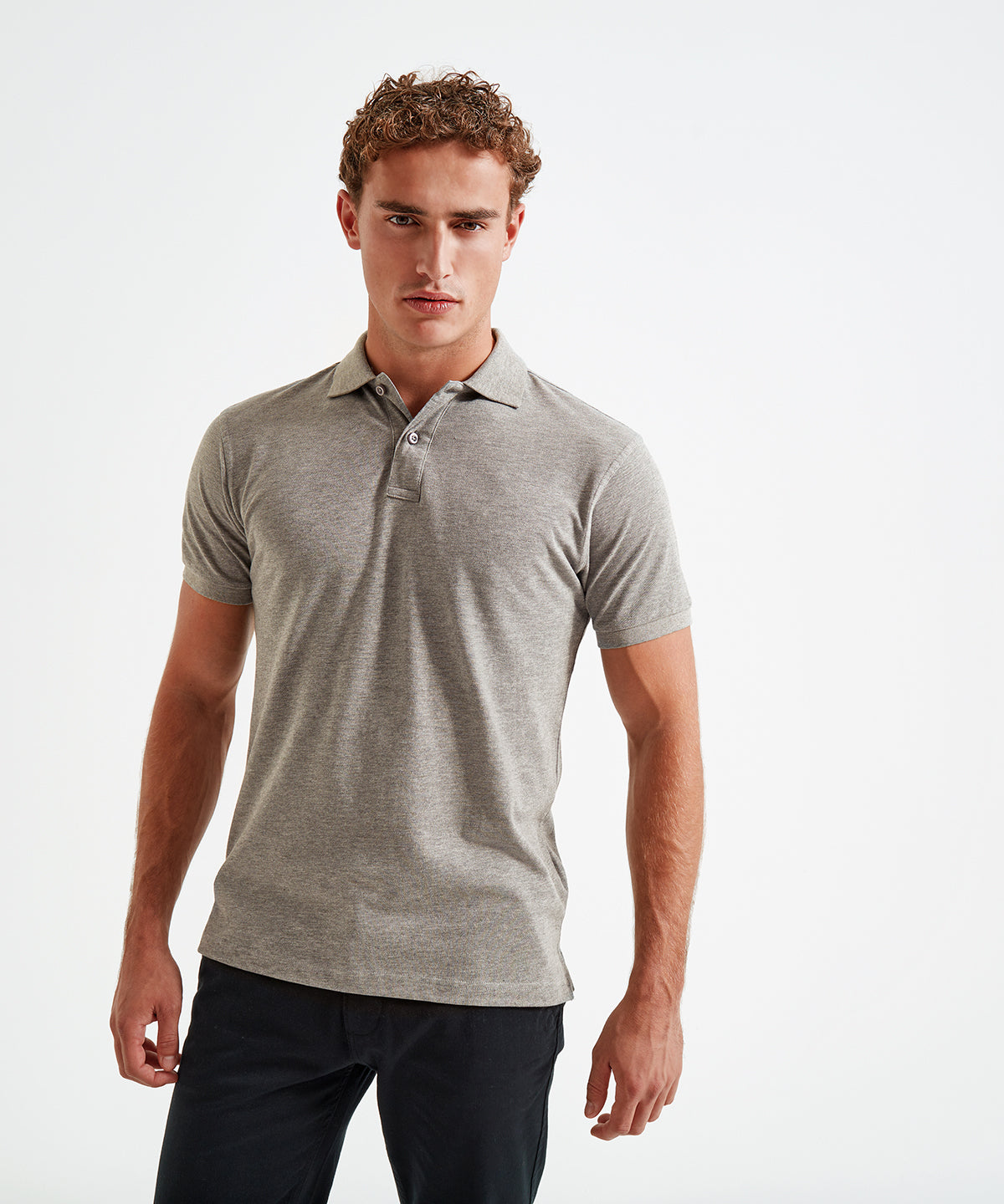 Mens polycotton blend polo | Hot Pink