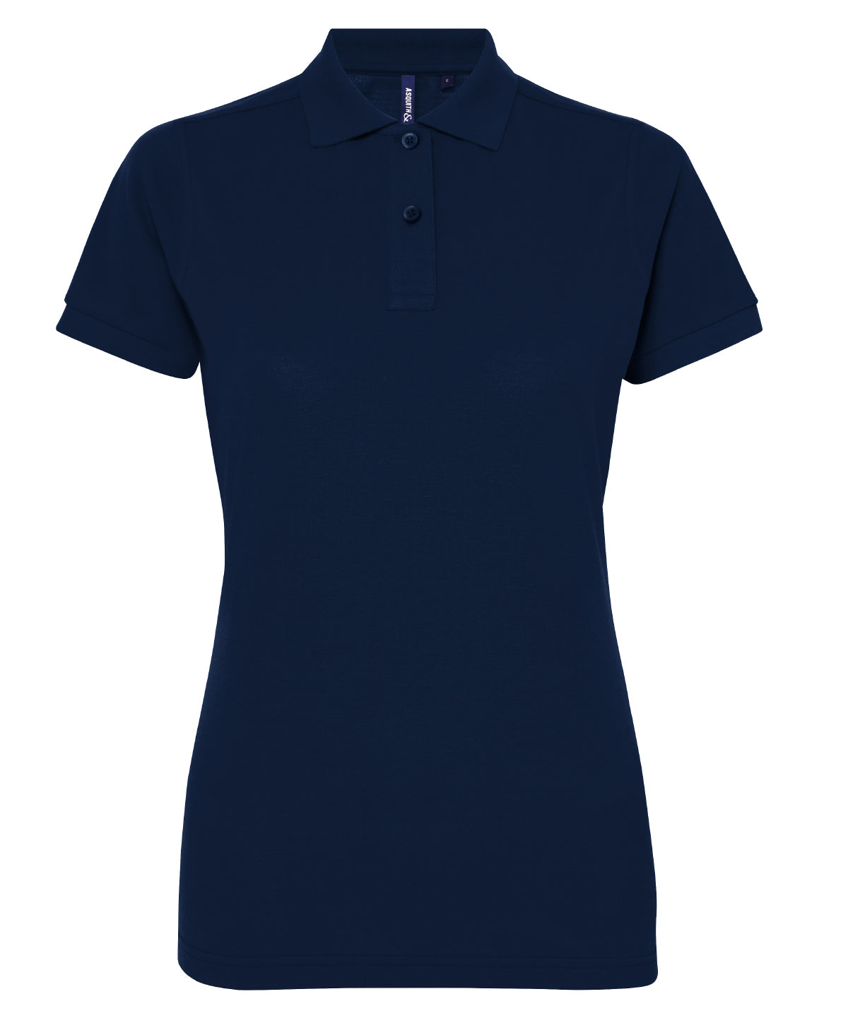 Womens polycotton blend polo | navy