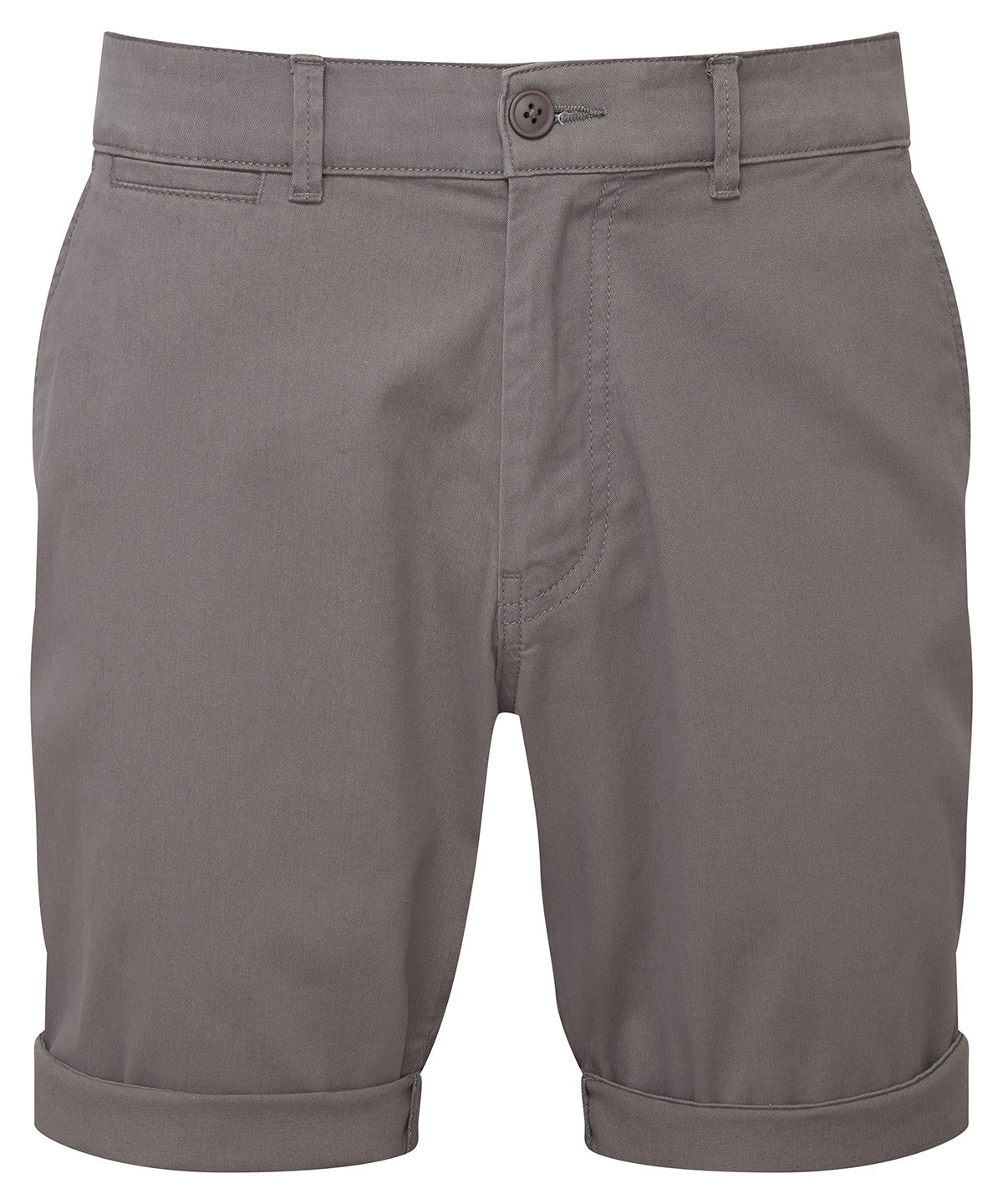Mens lightweight chino shorts | slate