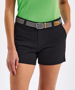 Womens chino shorts | black