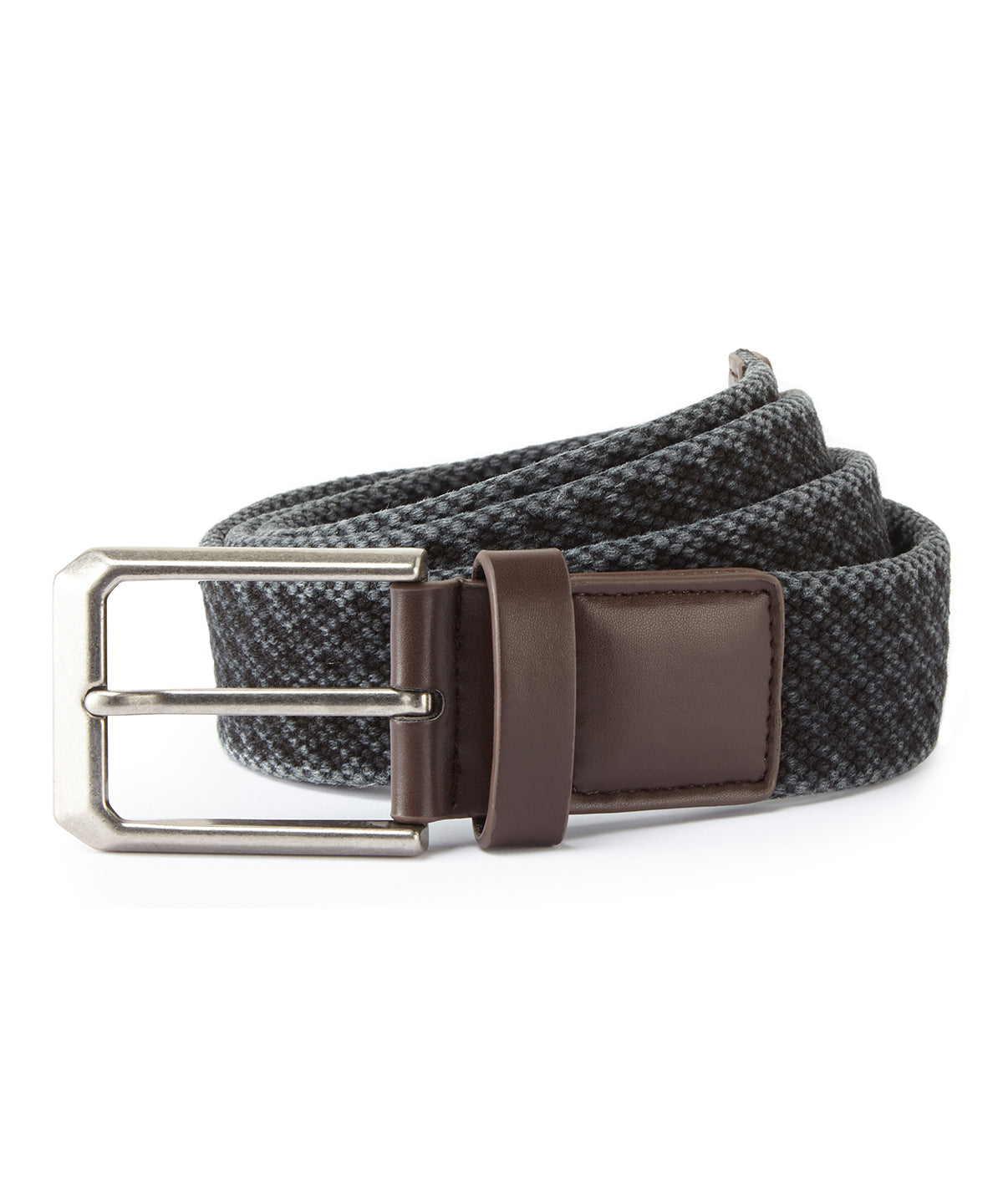 Mens vintage wash canvas belt | black