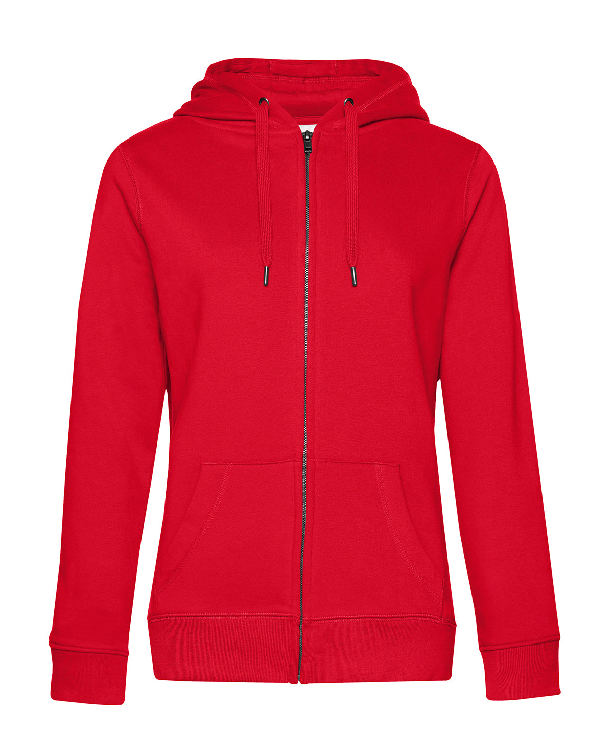 BC Queen zipped hooded | Red