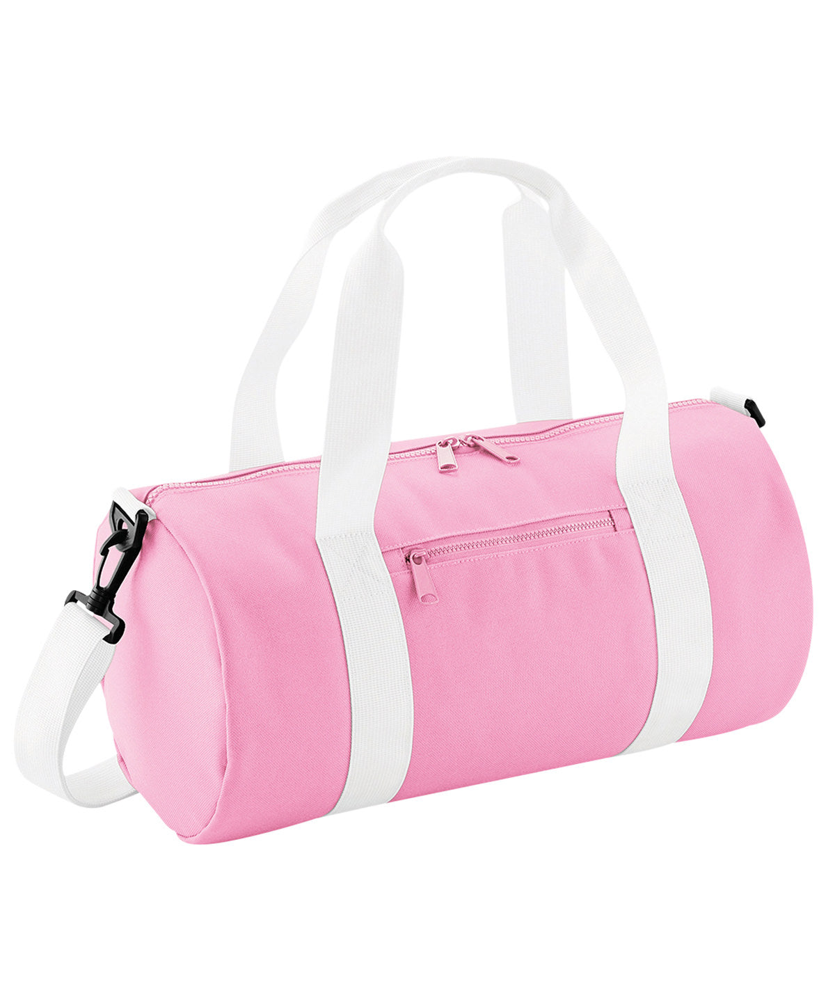 Mini barrel bag | black/fuchsia