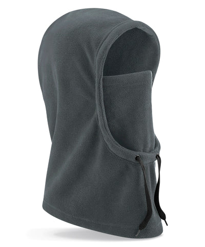 Recycled fleece hood | Steel Grey