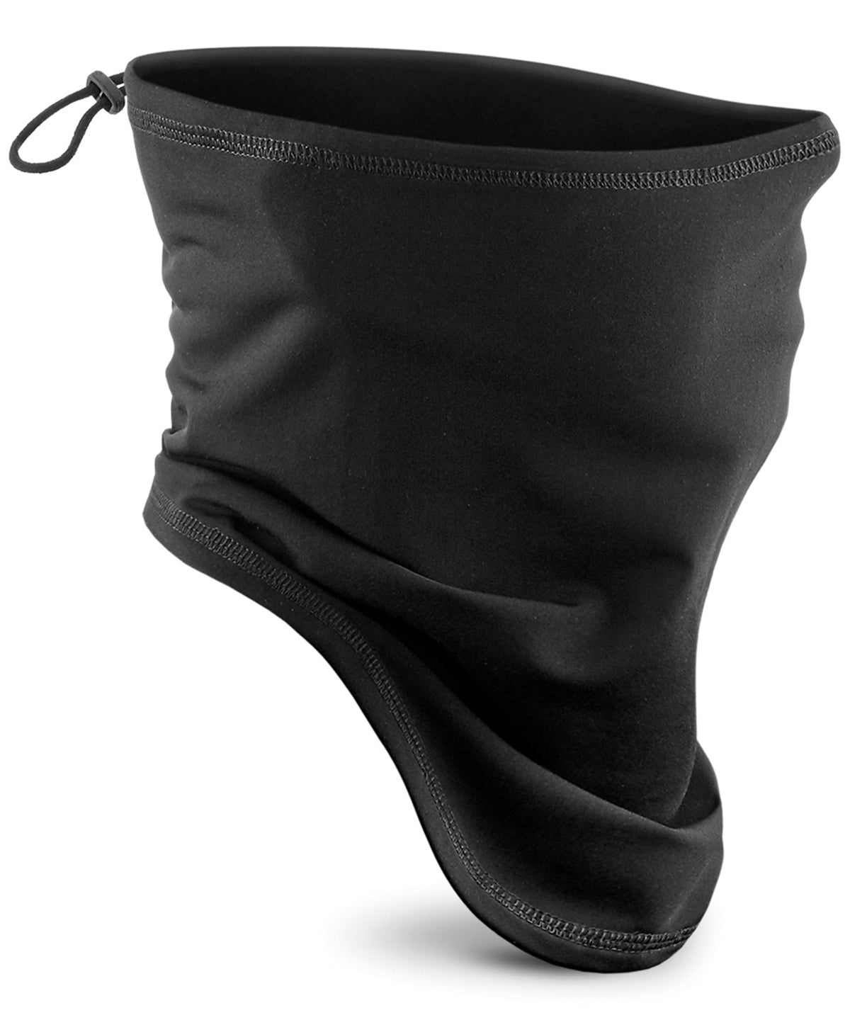 Junior softshell sports tech neck warmer | Black