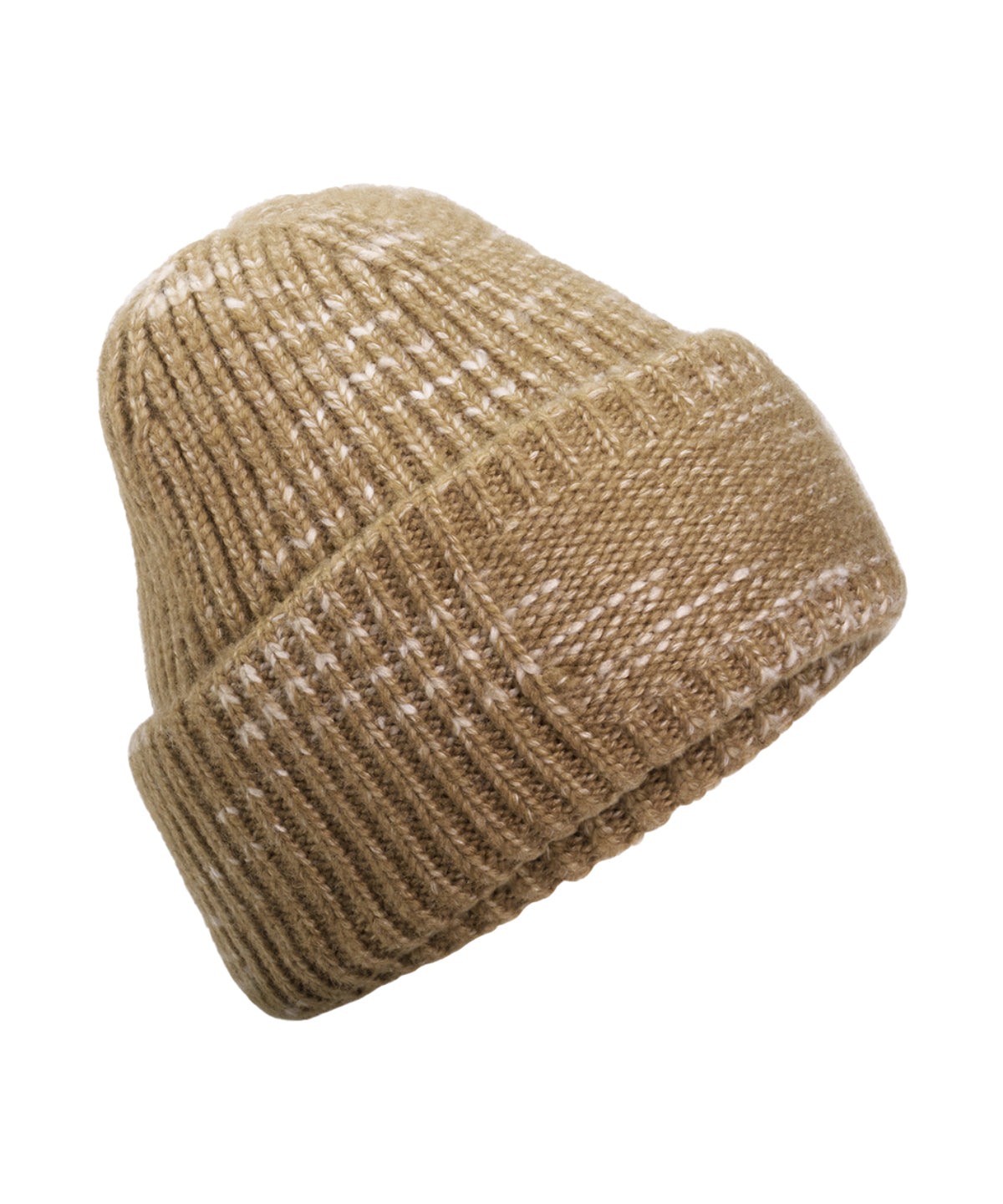 Chunky knit reverse patch beanie | espresso haze