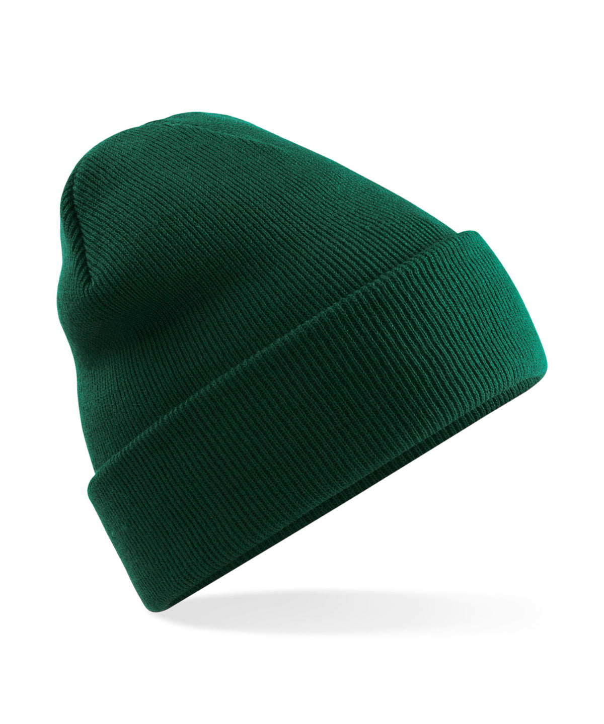 Polylana® original cuffed beanie | bottle green