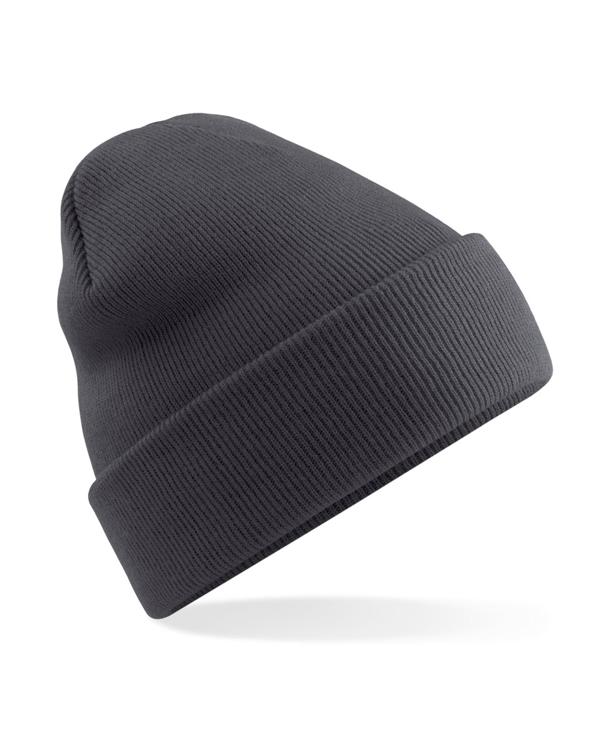 Polylana® original cuffed beanie | graphite grey