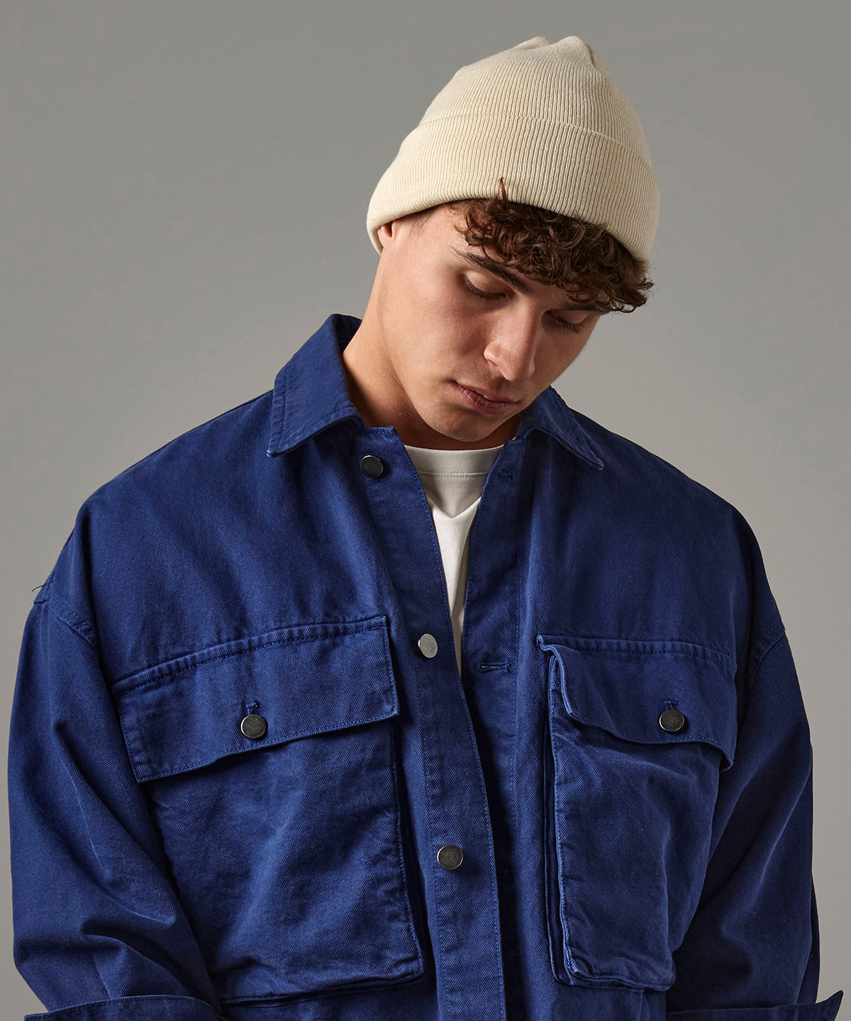 Polylana® original cuffed beanie | french navy