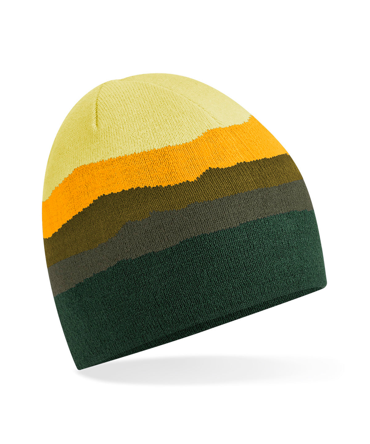 Mountain peaks pull-on beanie | alpine peaks