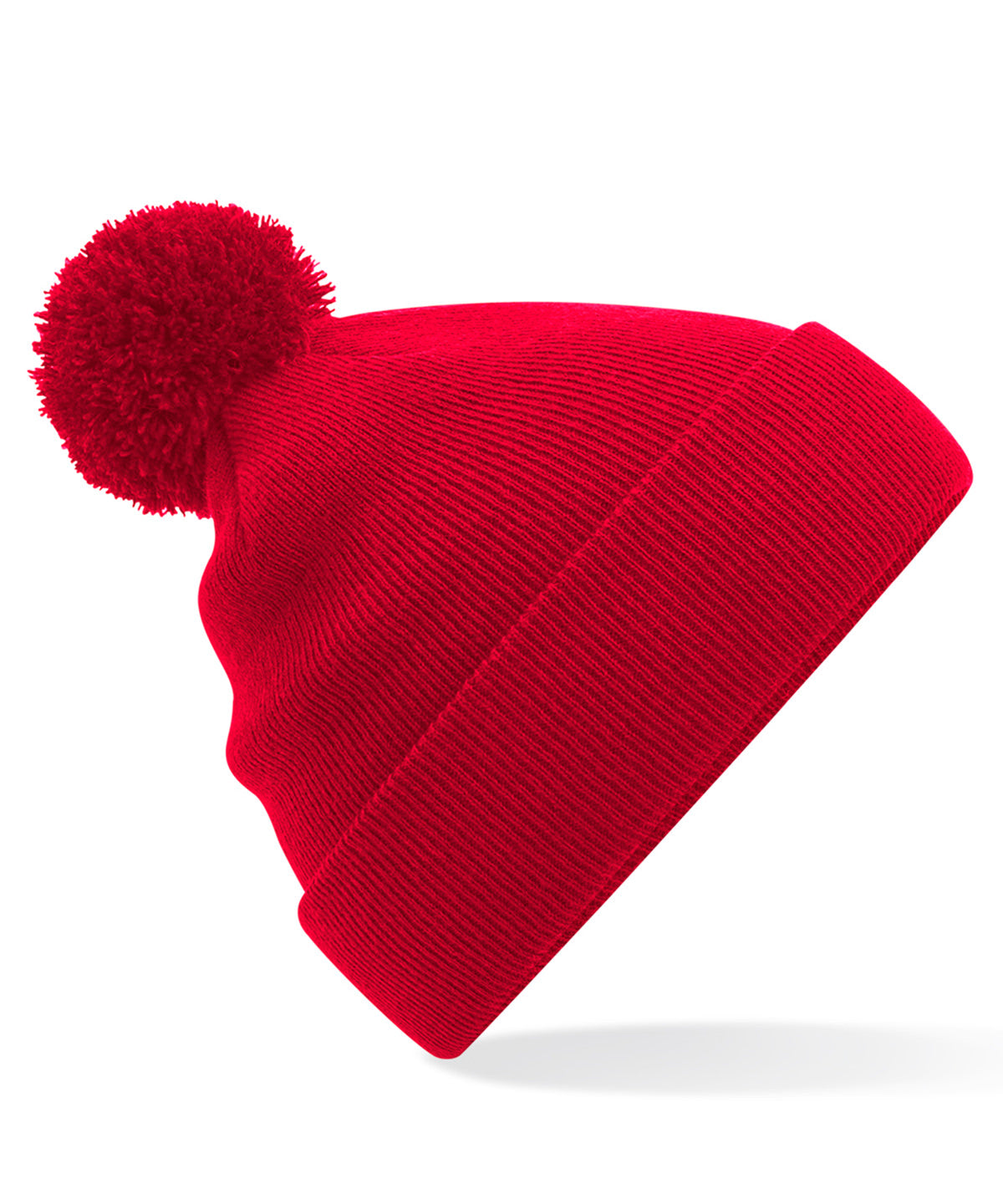 Junior original pom pom beanie | classic red