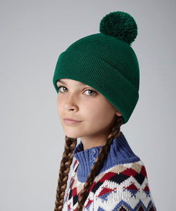 Junior original pom pom beanie | black