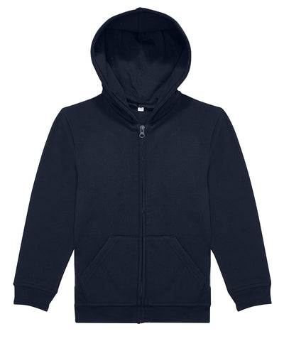 BC ID334 zip hoodie /kids | navy