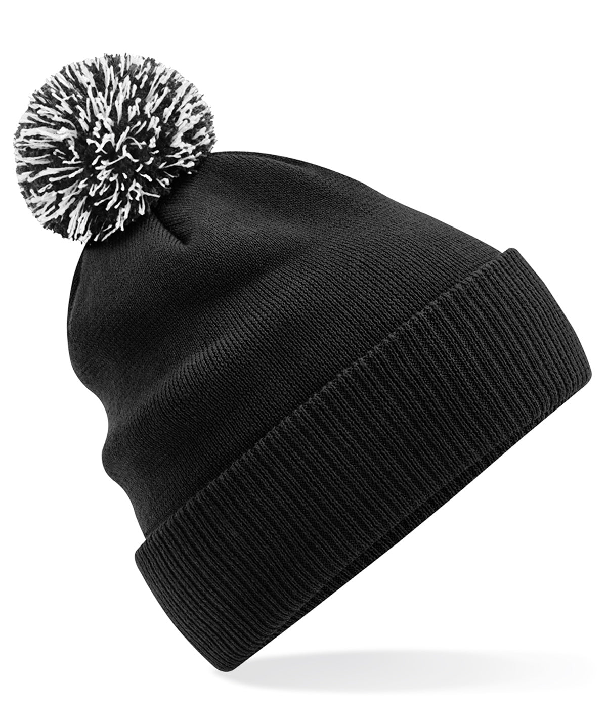 Recycled Snowstar® beanie | black/white