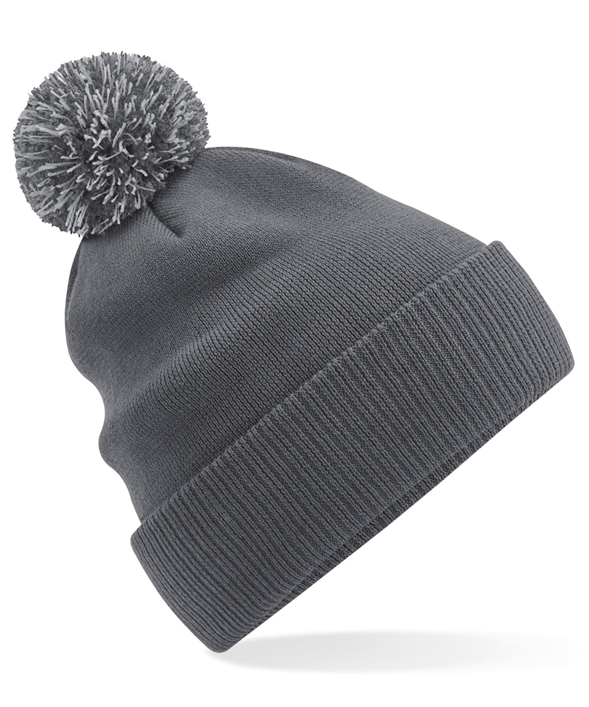 Recycled Snowstar® beanie | graphite grey/light grey