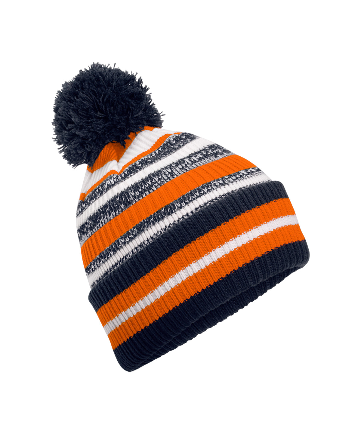 Multi-sport fan beanie | french navy/orange/white