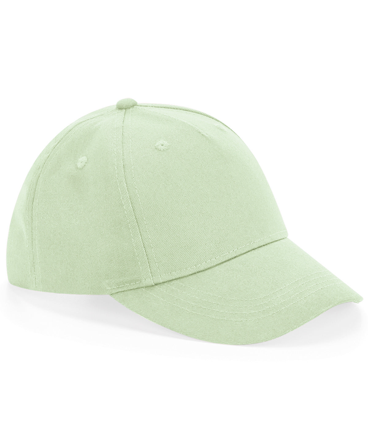 Junior organic cotton 5-panel cap | pistachio