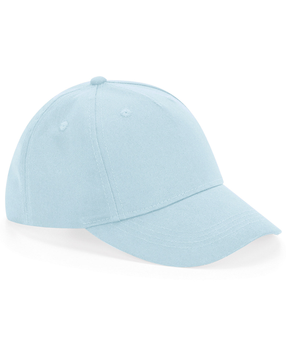 Junior organic cotton 5-panel cap | powder blue