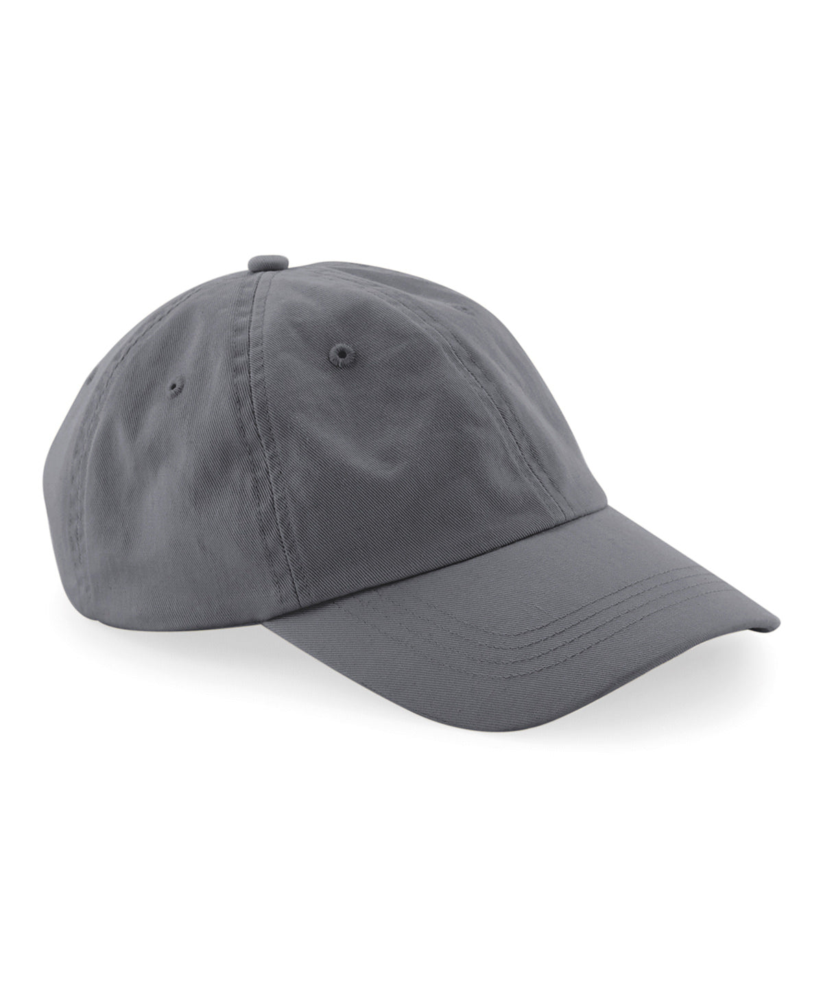 Organic cotton 6-panel dad cap | graphite grey