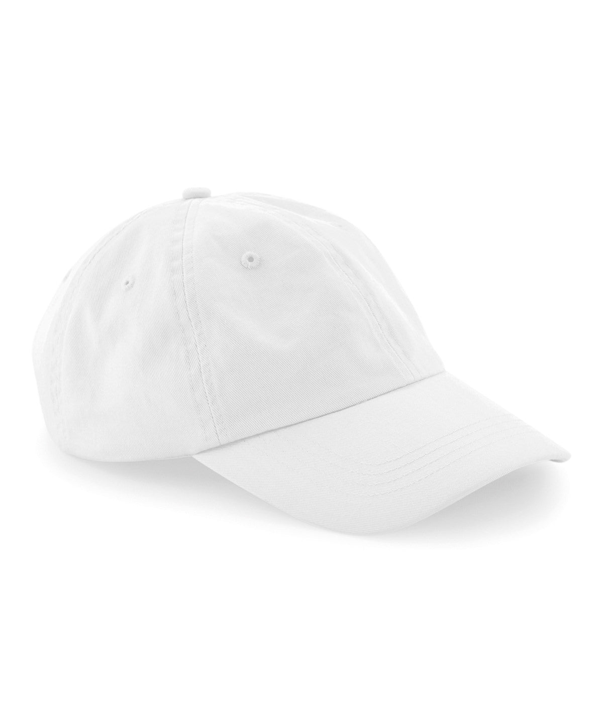 Organic cotton 6-panel dad cap | white