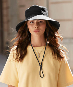 Wide brim sun hat | black