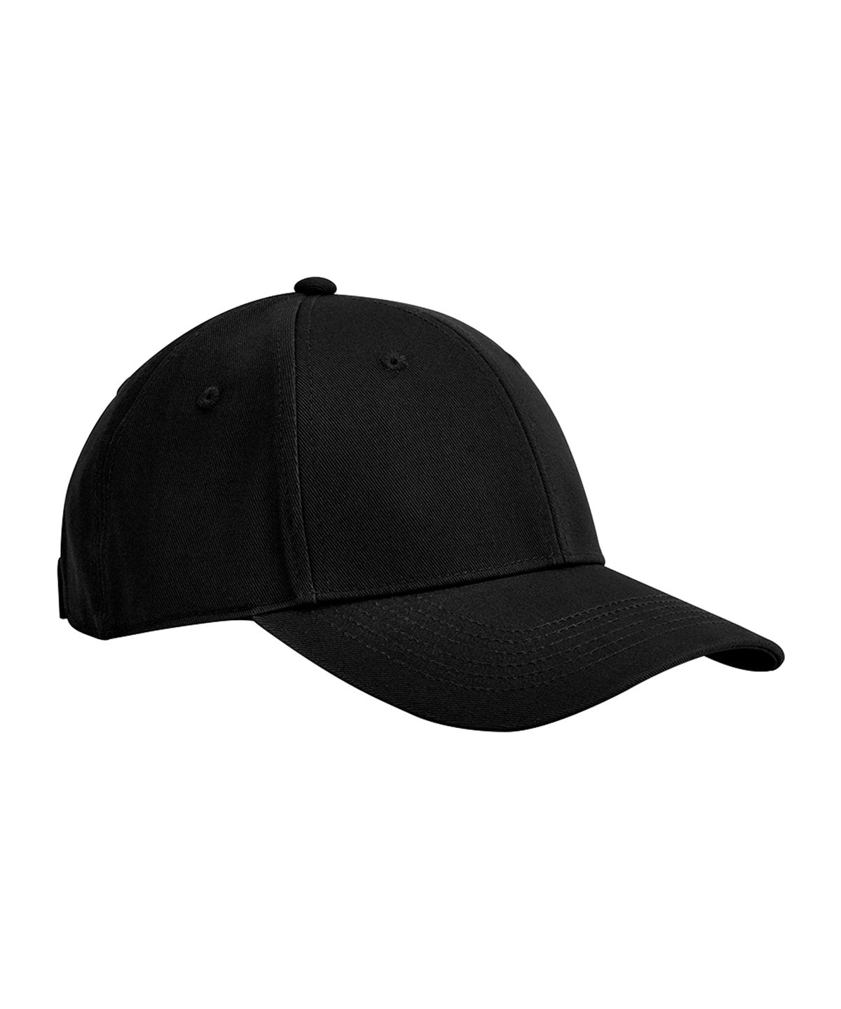 EarthAware® junior classic organic cotton 6-panel cap | Black