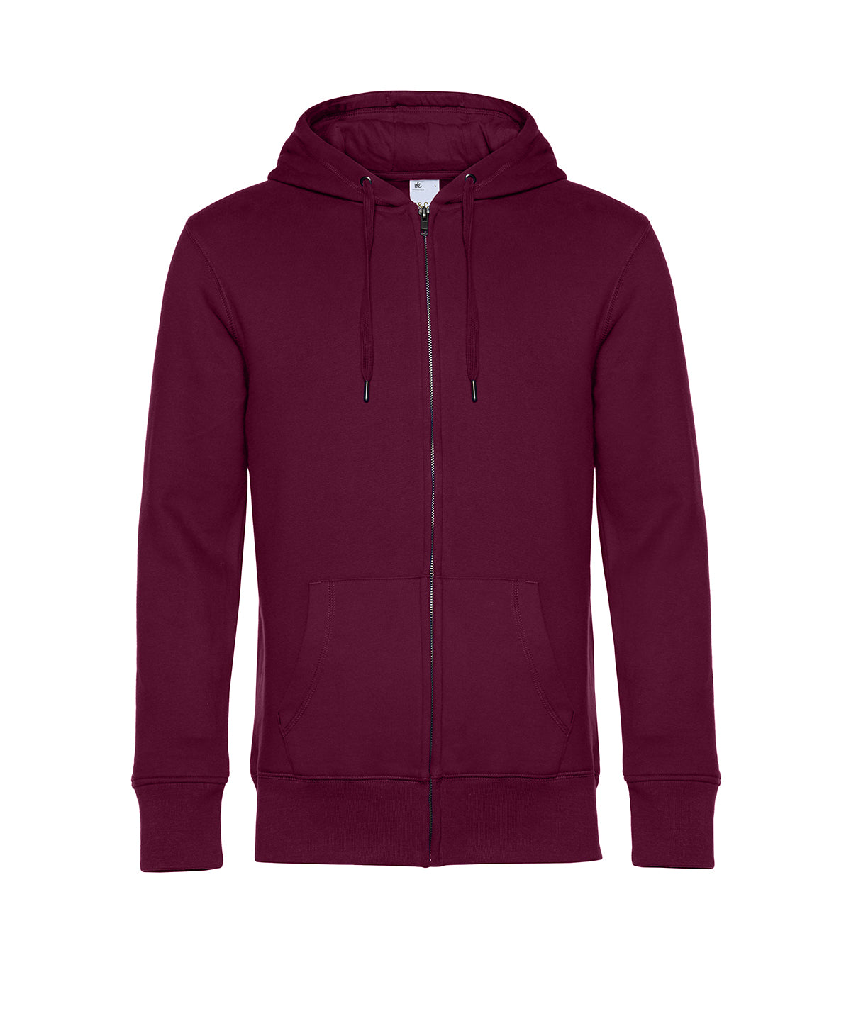 BC KING Zipped Hood | Dark Cherry