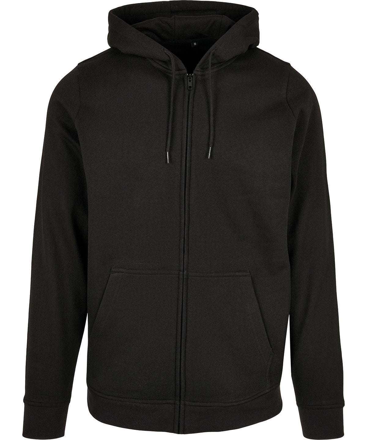 Basic zip hoodie | black