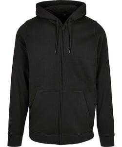 Basic zip hoodie | black