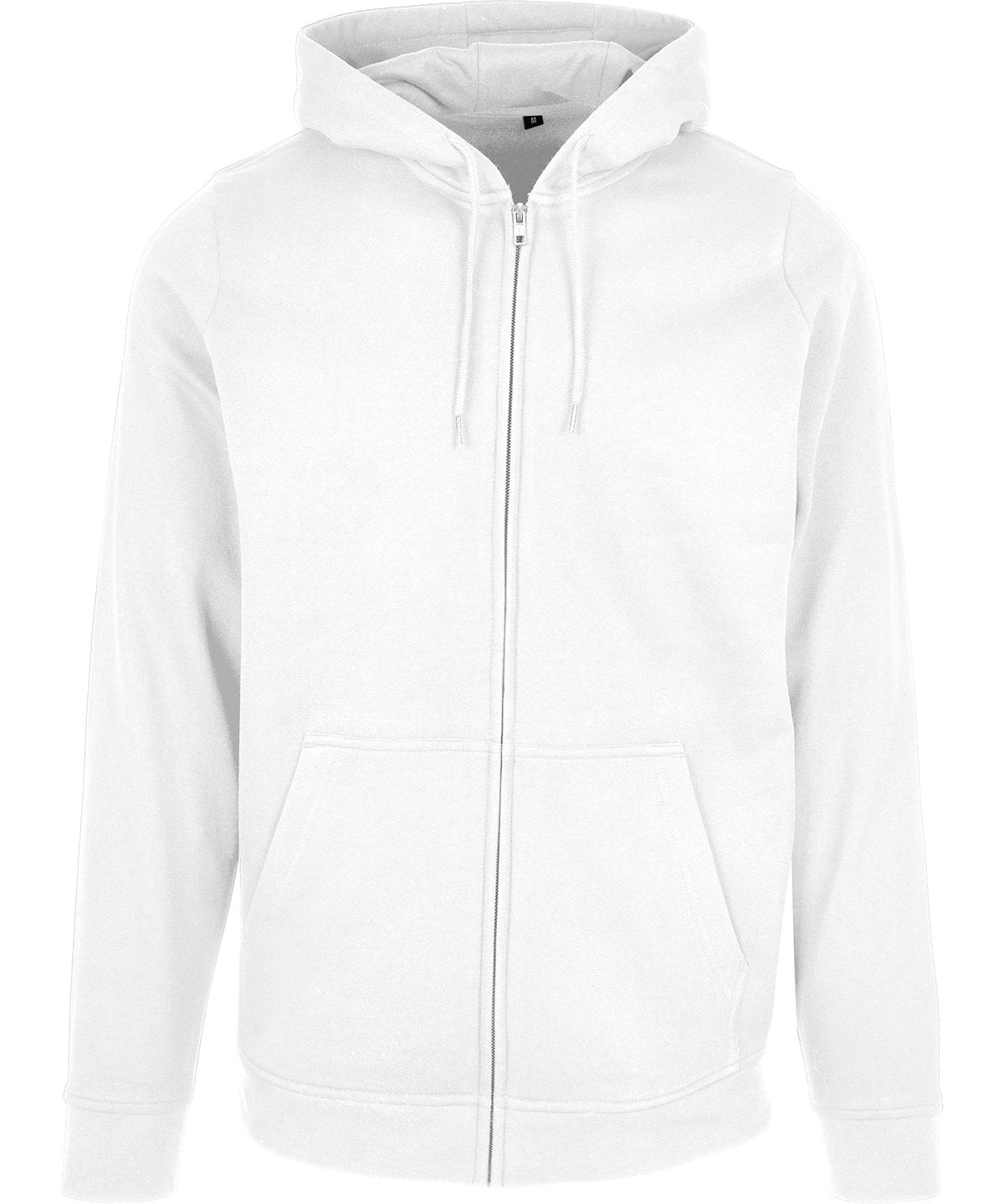 Basic zip hoodie | white