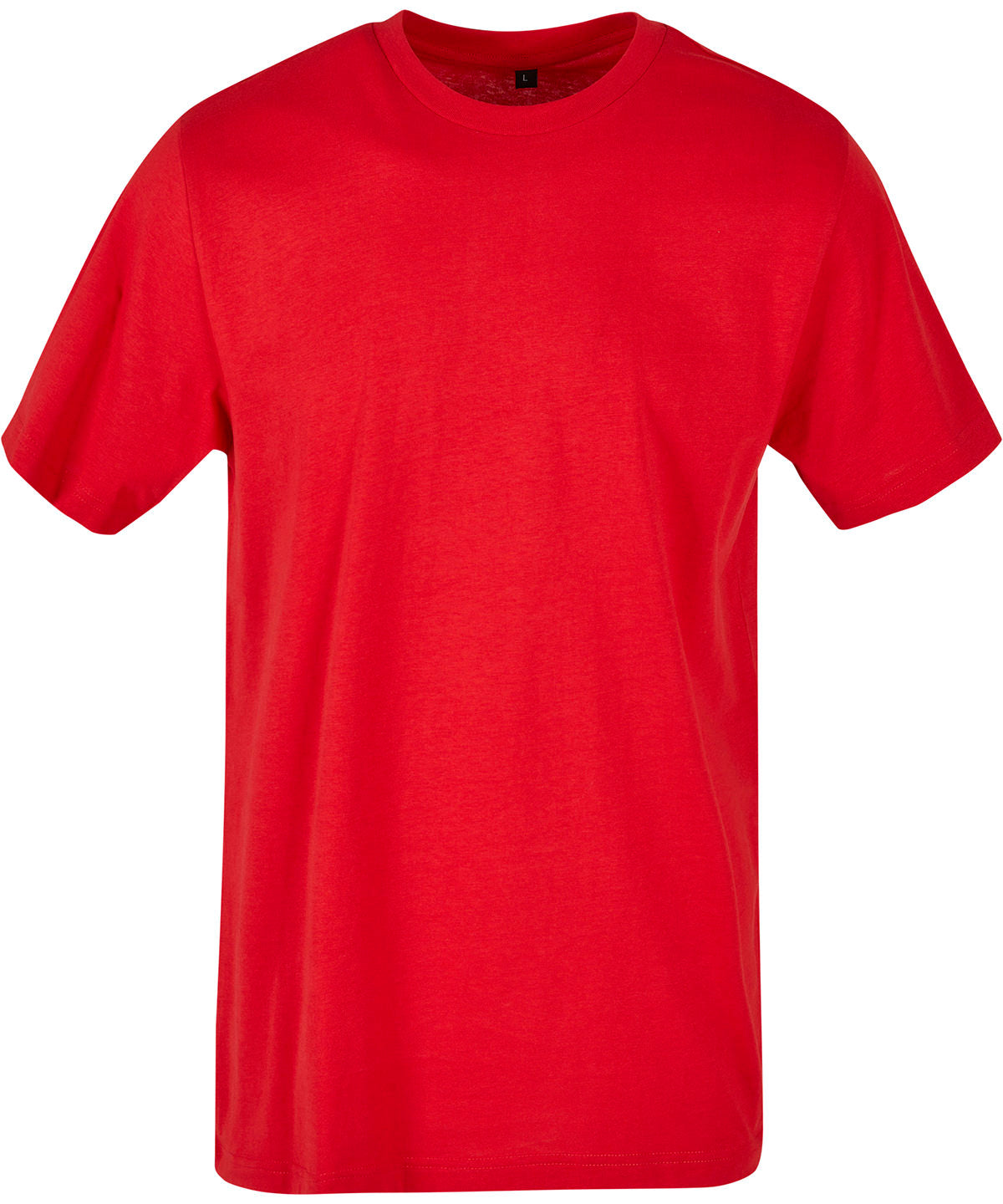 Basic round neck tee | city red