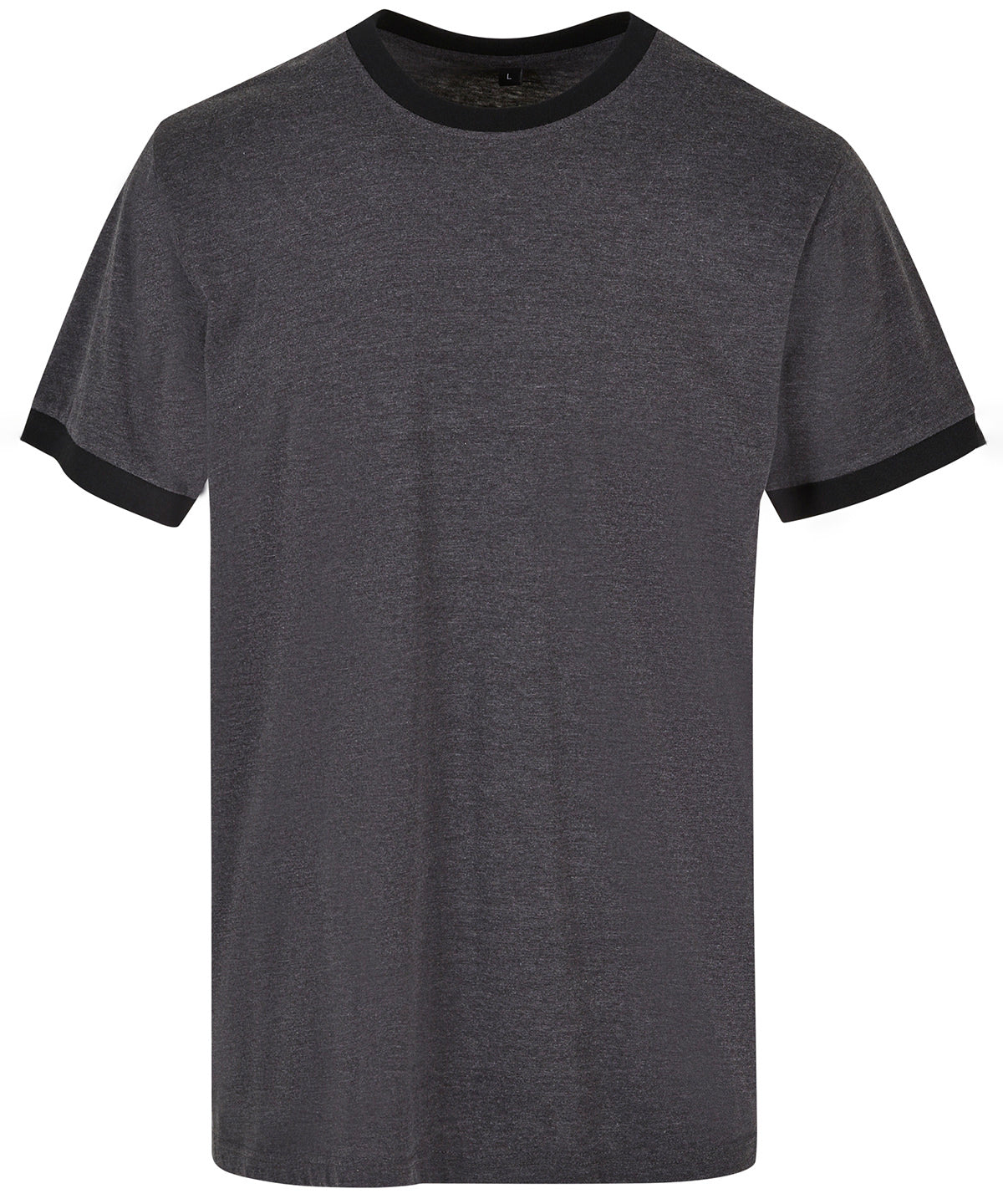 Ringer tee | charcoal/black