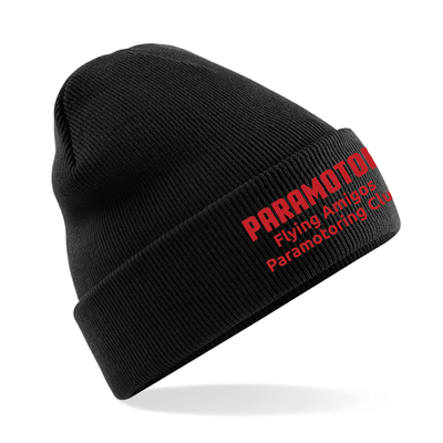 Paramotor | Original cuffed beanie | Black