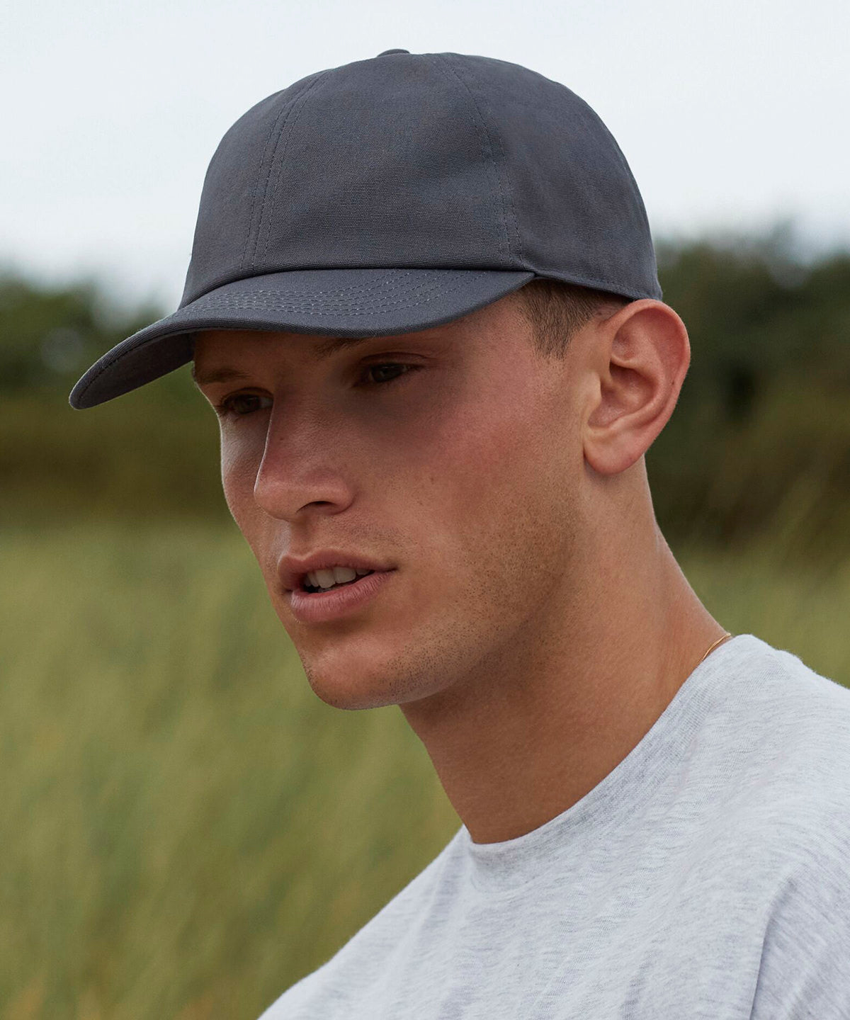 Organic cotton 6-panel cap | black
