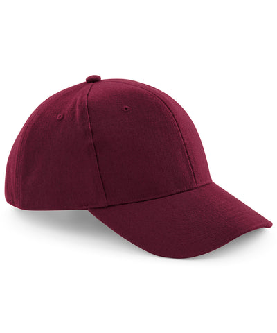 Pro-style heavy brushed cotton cap | burgundy