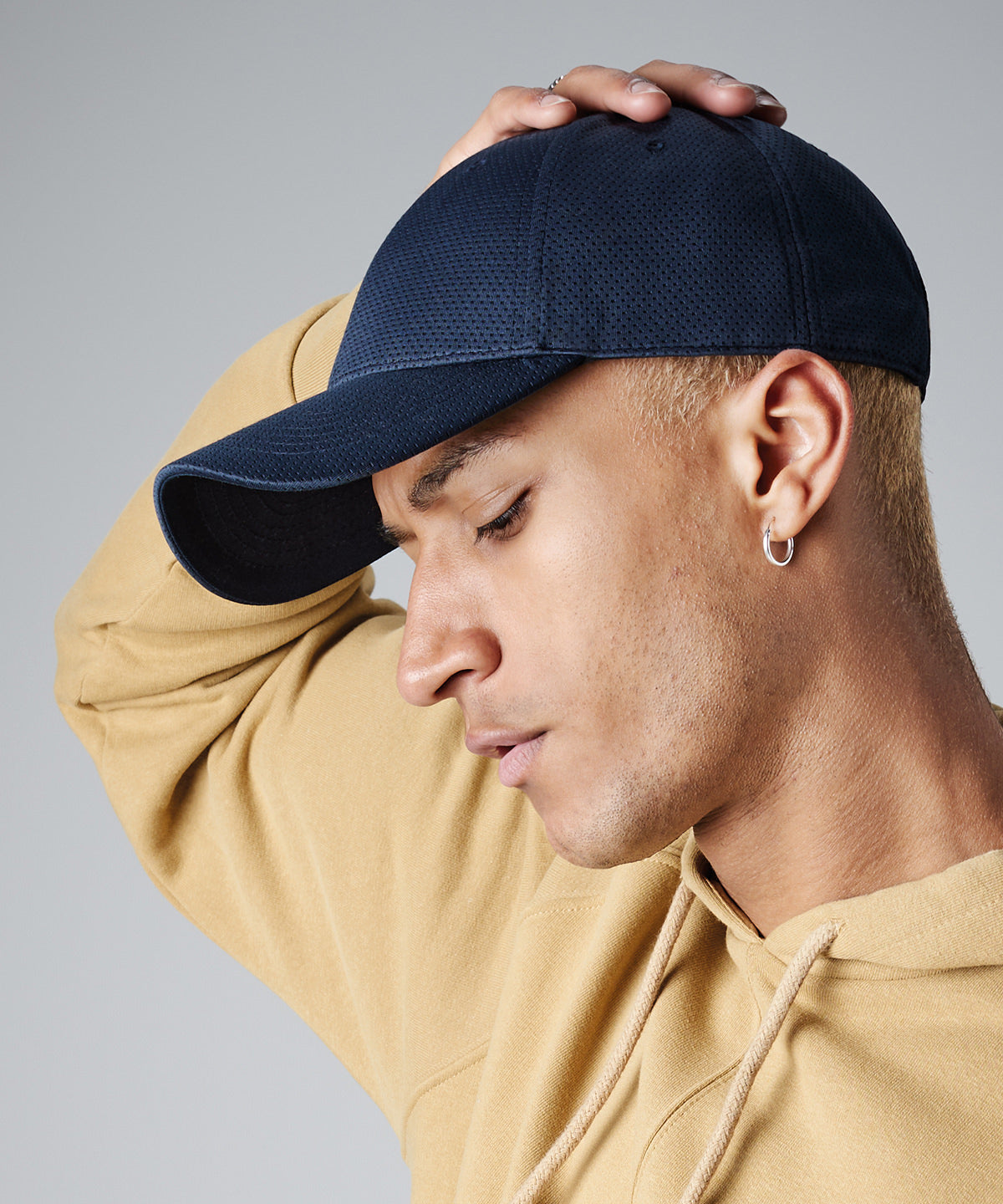 Air mesh 6-panel cap | Light Grey