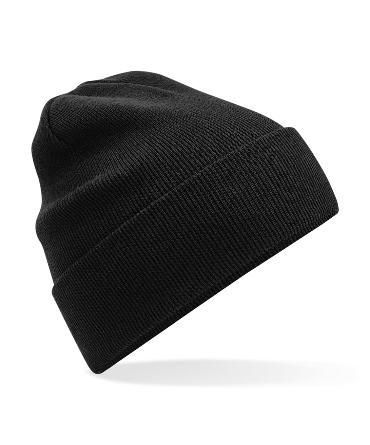 Organic cotton original cuffed beanie | black