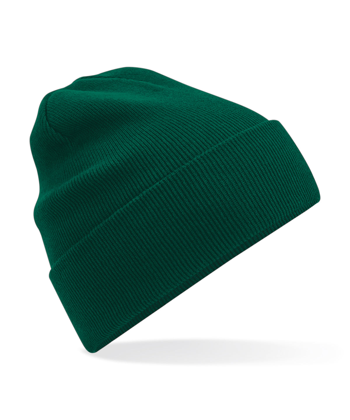 Organic cotton original cuffed beanie | bottle green